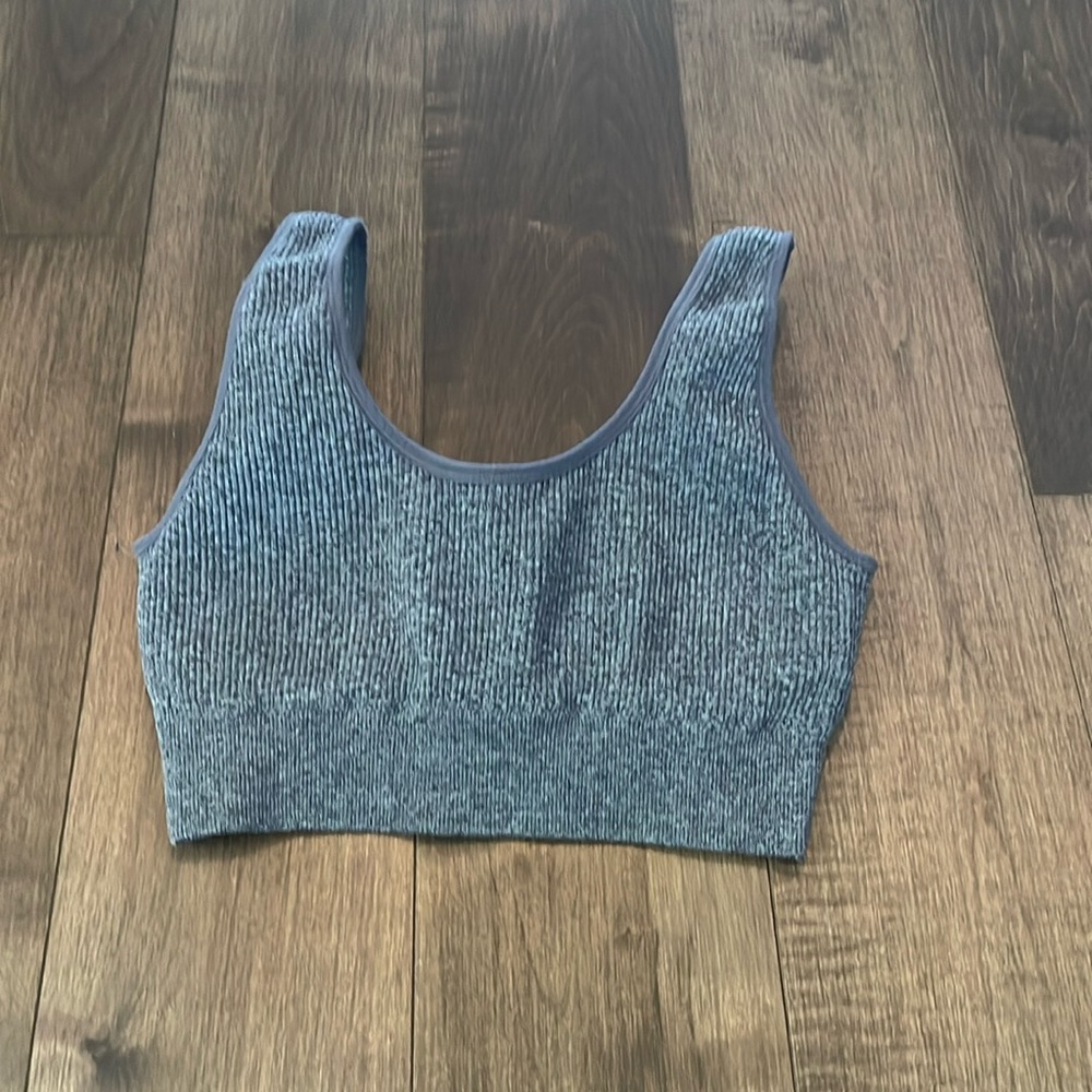 Ribbed padded cami/tank